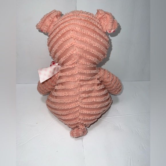 Hugfun Pink Chenelle Plush Pig 12" Peach PREOWNED Clean - Picture 2 of 5